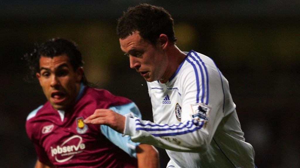 Carlos Tevez West Ham Wayne Bridge Chelsea Premier League 2007