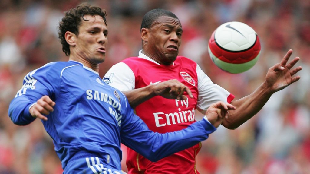 Julio Baptista Arsenal Khalid Boulahrouz Chelsea Premier League 2007