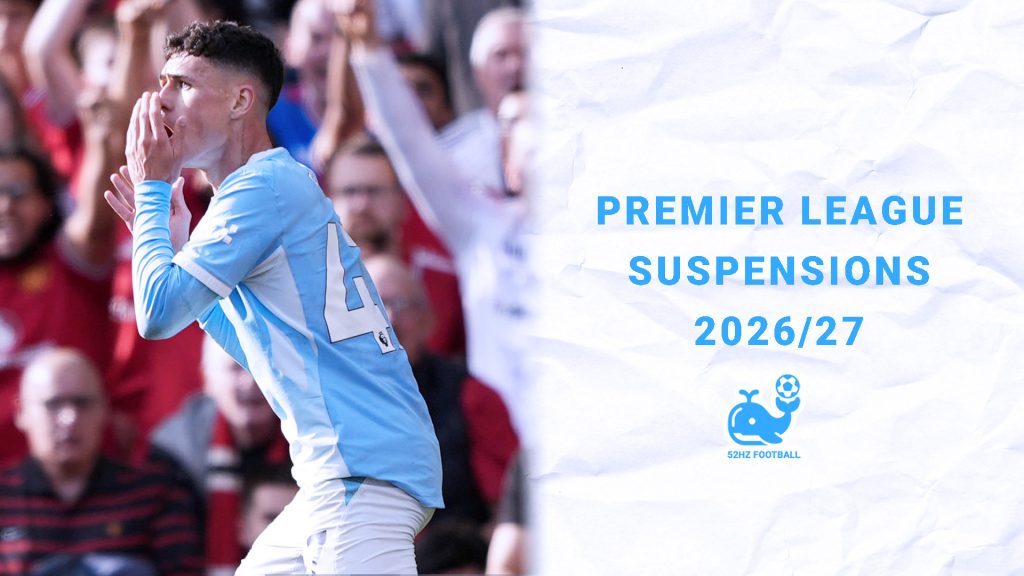 Premier League Suspensions 2026/27