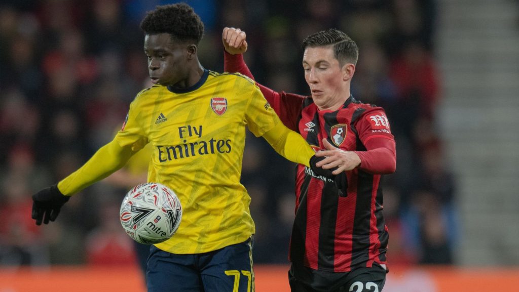 Bournemouth Harry Wilson Arsenal Bukayo Saka 2020