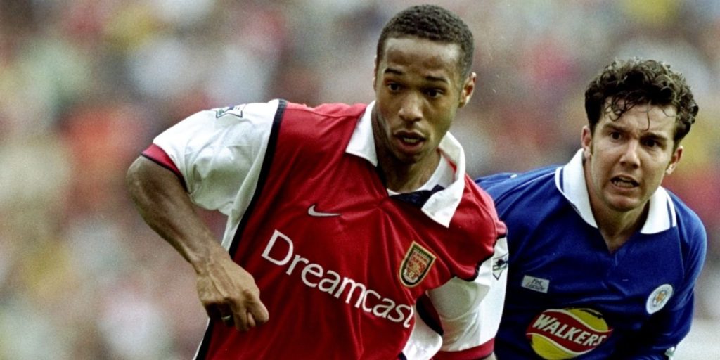 Thierry Henry Arsenal Muzzy Izzet Leicester City 1999