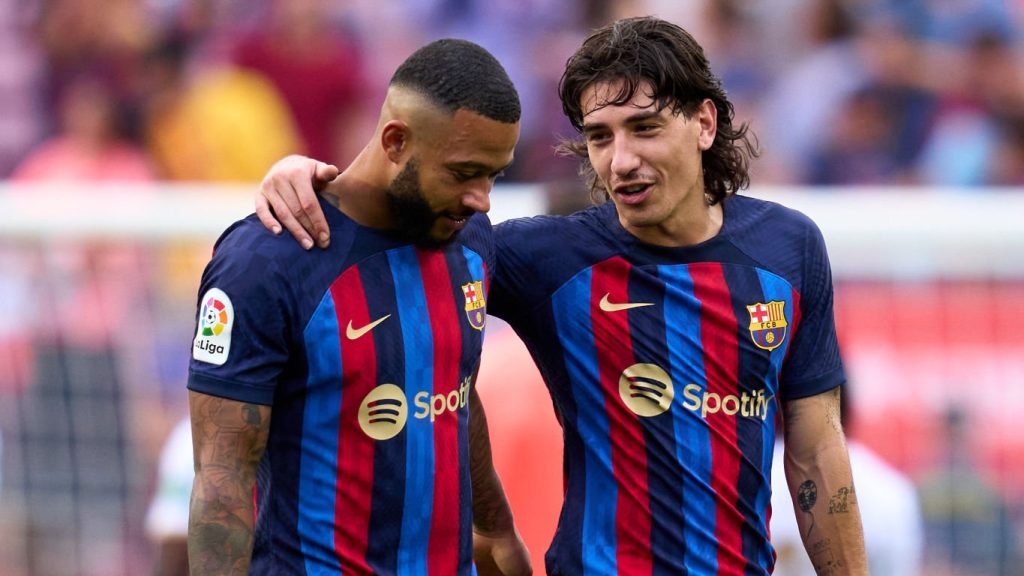 Memphis Depay Hector Bellerin FC Barcelona 2022