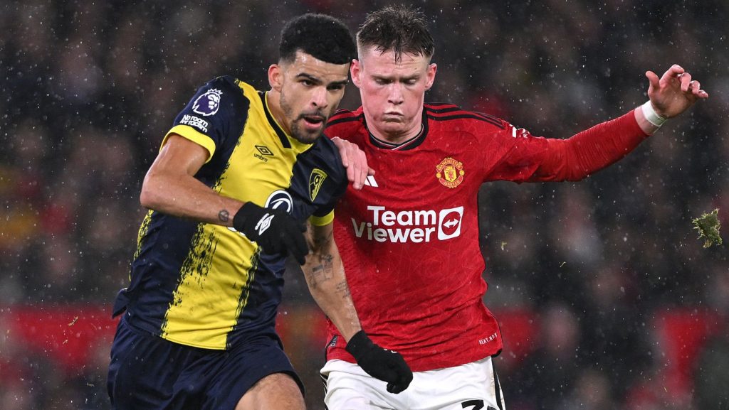 Bournemouth Dominic Solanke Scott McTominay Manchester United Premier League 2023