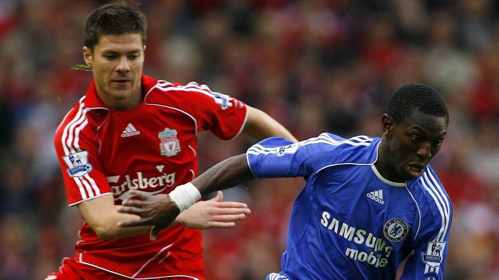Shaun Wright-Phillips Xabi Alonso Chelsea Liverpool Premier League 2007