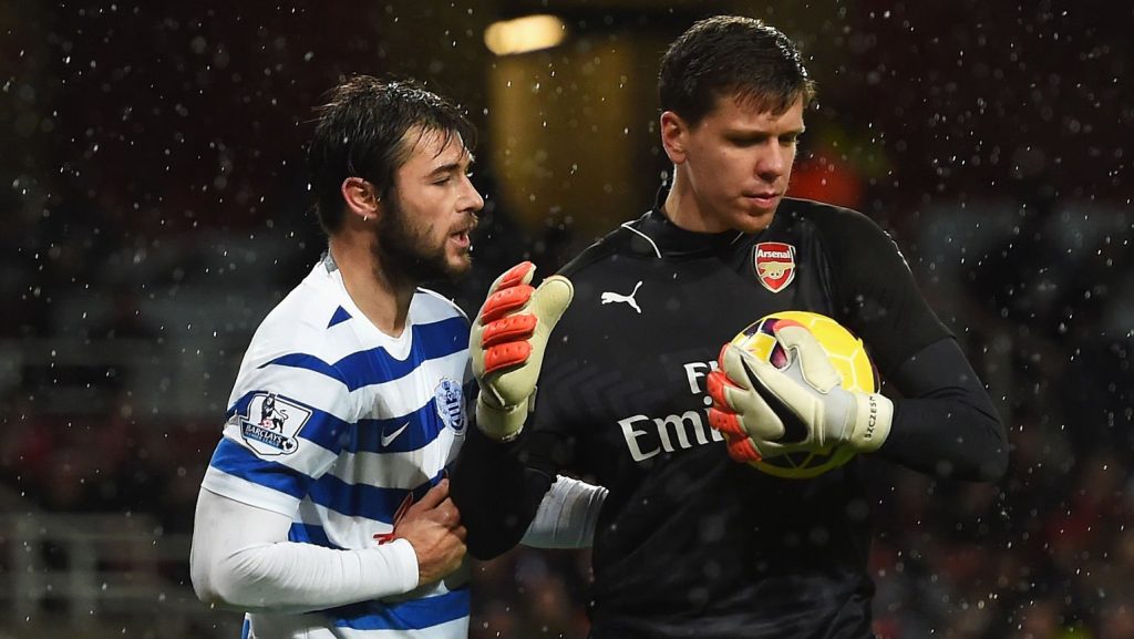 Charlie Austin QPR Wojciech Szczesny Arsenal Premier League 2014