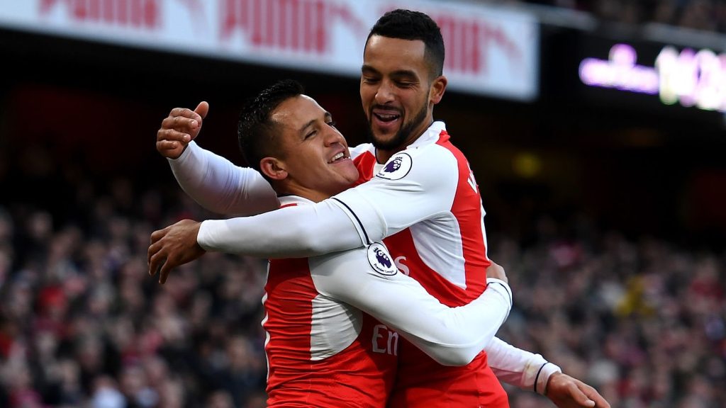 Alexis Sanchez Arsenal Theo Walcott Premier League 2016