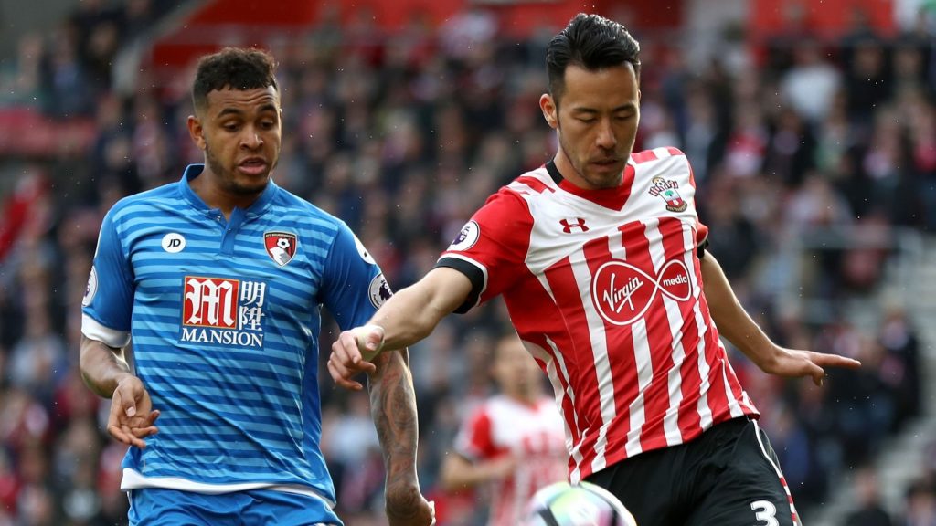 Maya Yoshida Southampton Joshua King AFC Bournemouth Premier League 2017