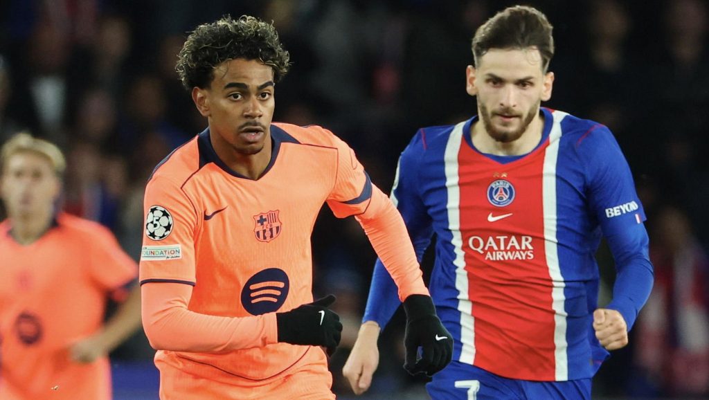 Lamine Yamal Barcelona FC Khvicha Kvaratskhelia PSG UEFA Champions League 2026/27